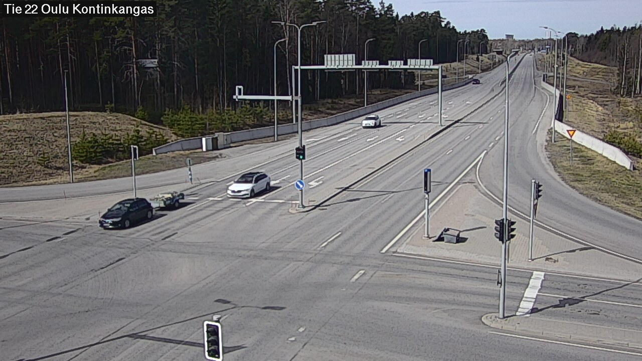 Weather Camera Image Road 22 Oulu Kaukovainio, Oulu, Pohjois-Pohjanmaa