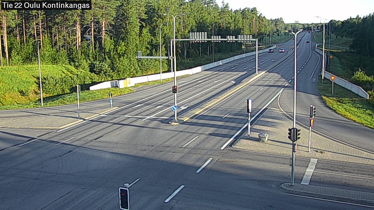 Weather Camera Image Väg 22 Oulu Kaukovainio, Oulu, Pohjois-Pohjanmaa