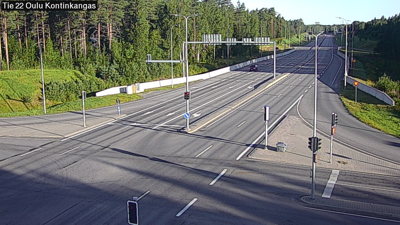 Weather Camera Image Road 22 Oulu Kaukovainio, Oulu, Pohjois-Pohjanmaa