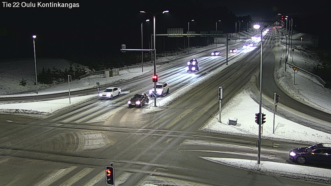 Weather Camera Image Road 22 Oulu Kaukovainio, Oulu, Pohjois-Pohjanmaa
