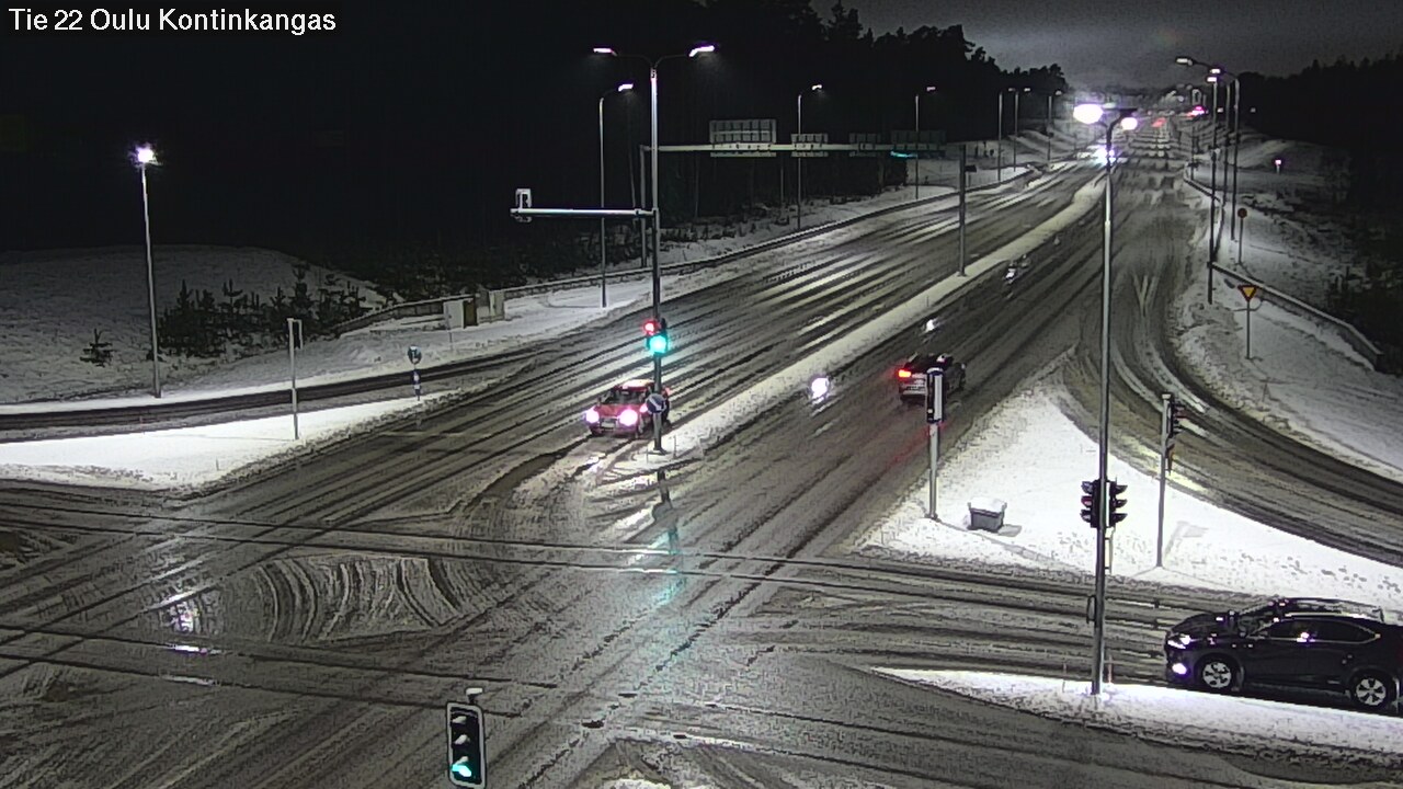 Weather Camera Image Väg 22 Oulu Kaukovainio, Oulu, Pohjois-Pohjanmaa