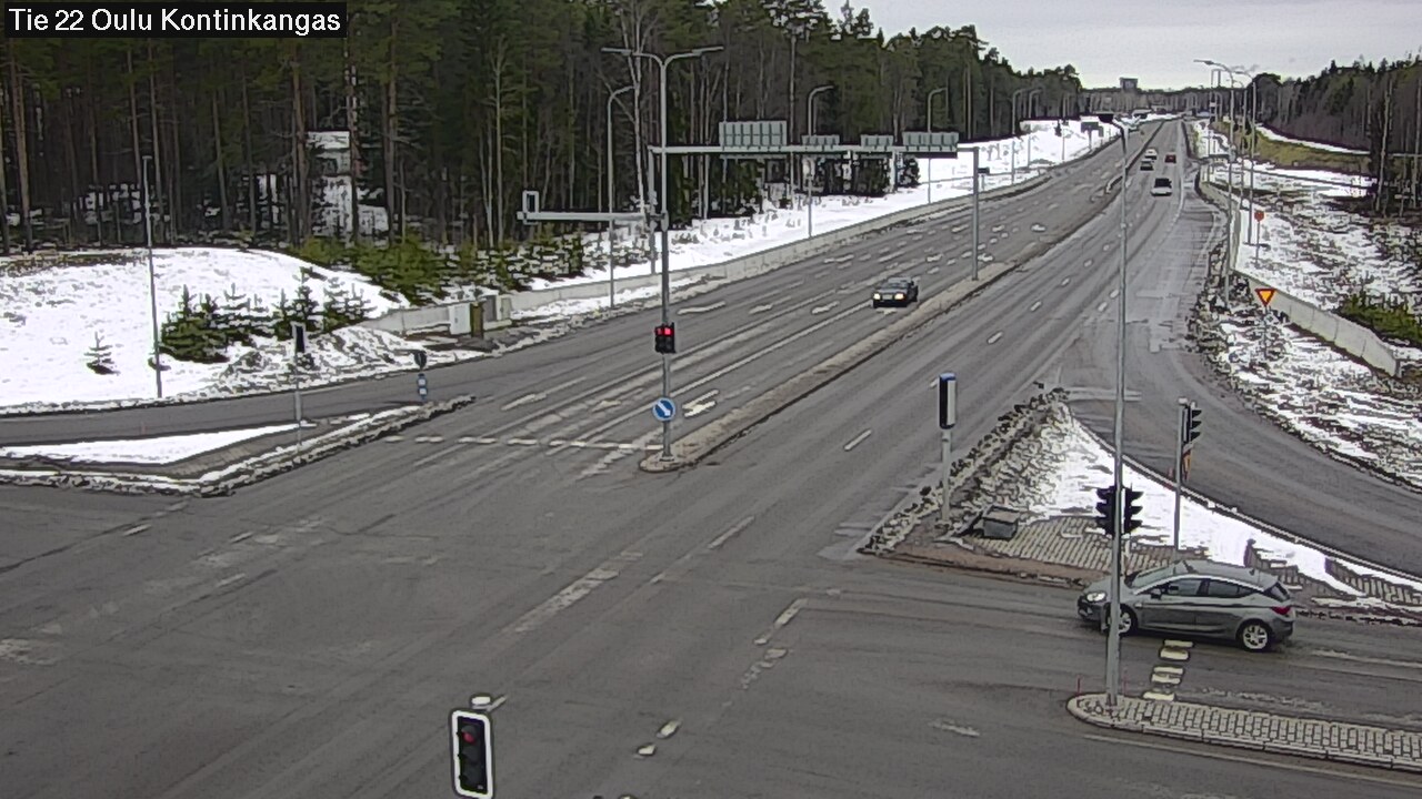Weather Camera Image Road 22 Oulu Kaukovainio, Oulu, Pohjois-Pohjanmaa