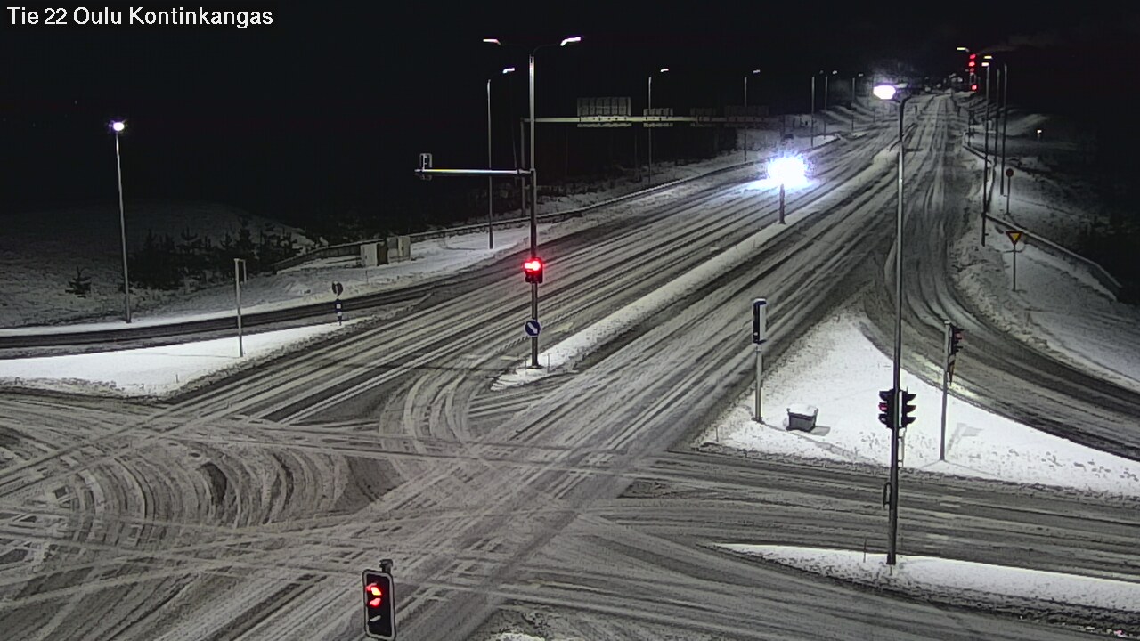 Weather Camera Image Väg 22 Oulu Kaukovainio, Oulu, Pohjois-Pohjanmaa