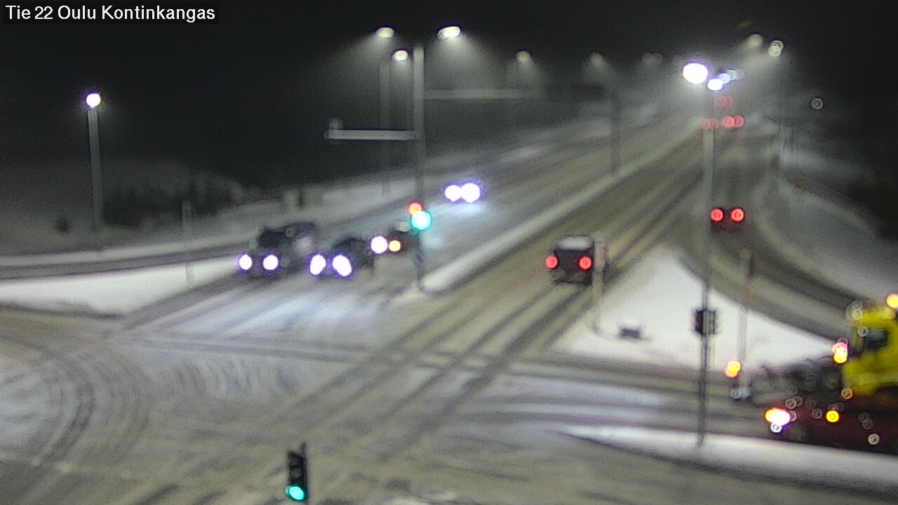 Weather Camera Image Väg 22 Oulu Kaukovainio, Oulu, Pohjois-Pohjanmaa