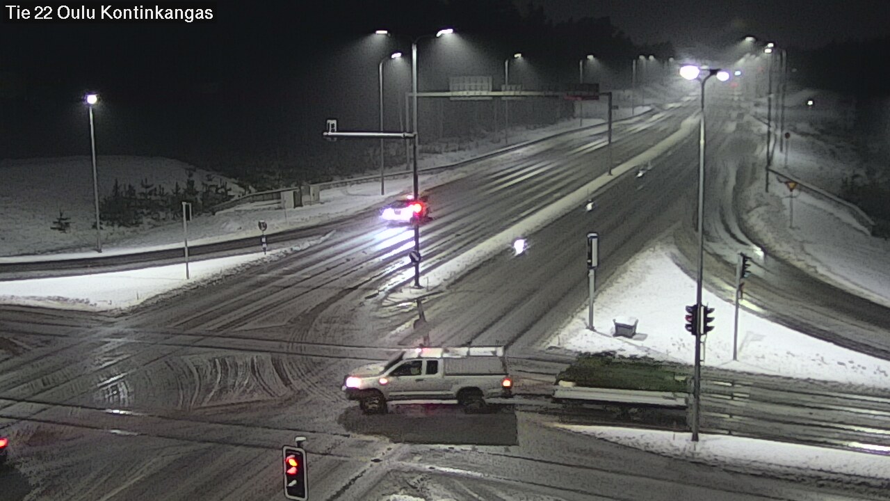 Weather Camera Image Väg 22 Oulu Kaukovainio, Oulu, Pohjois-Pohjanmaa