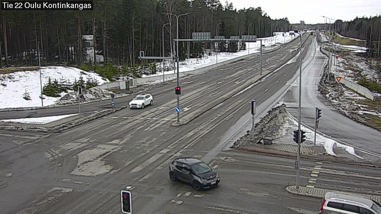 Weather Camera Image Väg 22 Oulu Kaukovainio, Oulu, Pohjois-Pohjanmaa