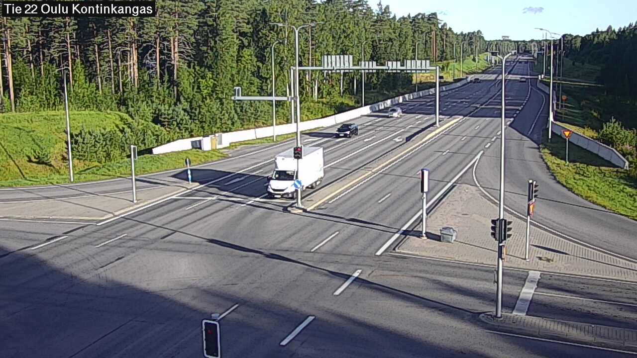 Weather Camera Image Road 22 Oulu Kaukovainio, Oulu, Pohjois-Pohjanmaa