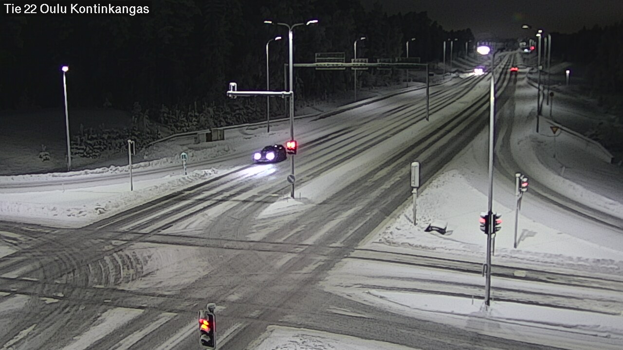 Weather Camera Image Road 22 Oulu Kaukovainio, Oulu, Pohjois-Pohjanmaa