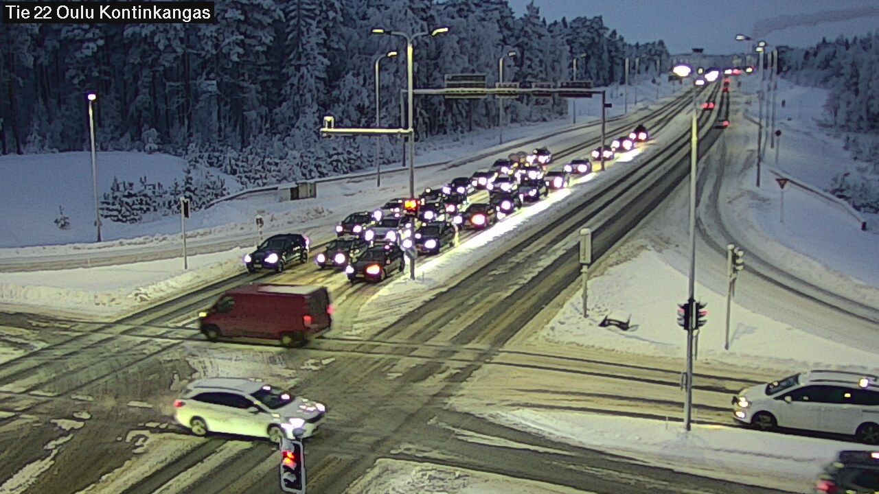 Kelikamerat Kuva Tie 22 Oulu Kaukovainio, Oulu, Pohjois-Pohjanmaa