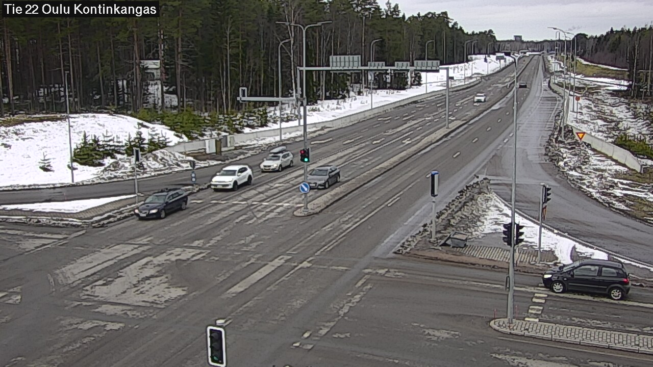 Weather Camera Image Road 22 Oulu Kaukovainio, Oulu, Pohjois-Pohjanmaa