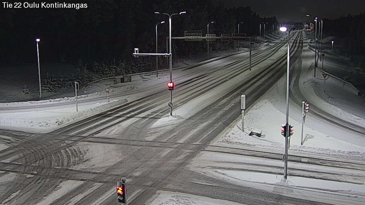 Weather Camera Image Road 22 Oulu Kaukovainio, Oulu, Pohjois-Pohjanmaa