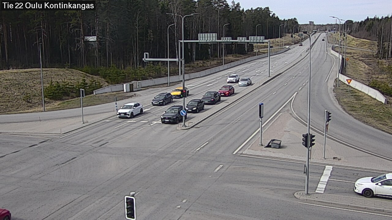 Weather Camera Image Road 22 Oulu Kaukovainio, Oulu, Pohjois-Pohjanmaa