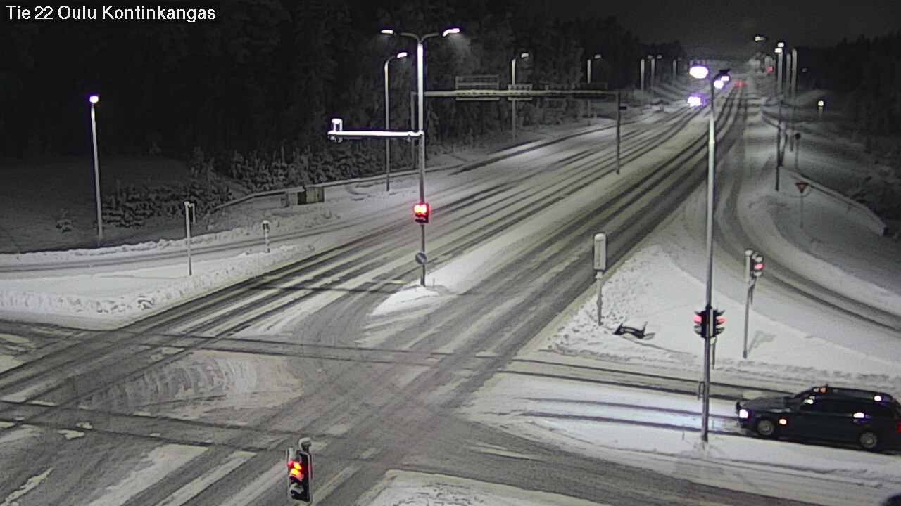 Weather Camera Image Väg 22 Oulu Kaukovainio, Oulu, Pohjois-Pohjanmaa