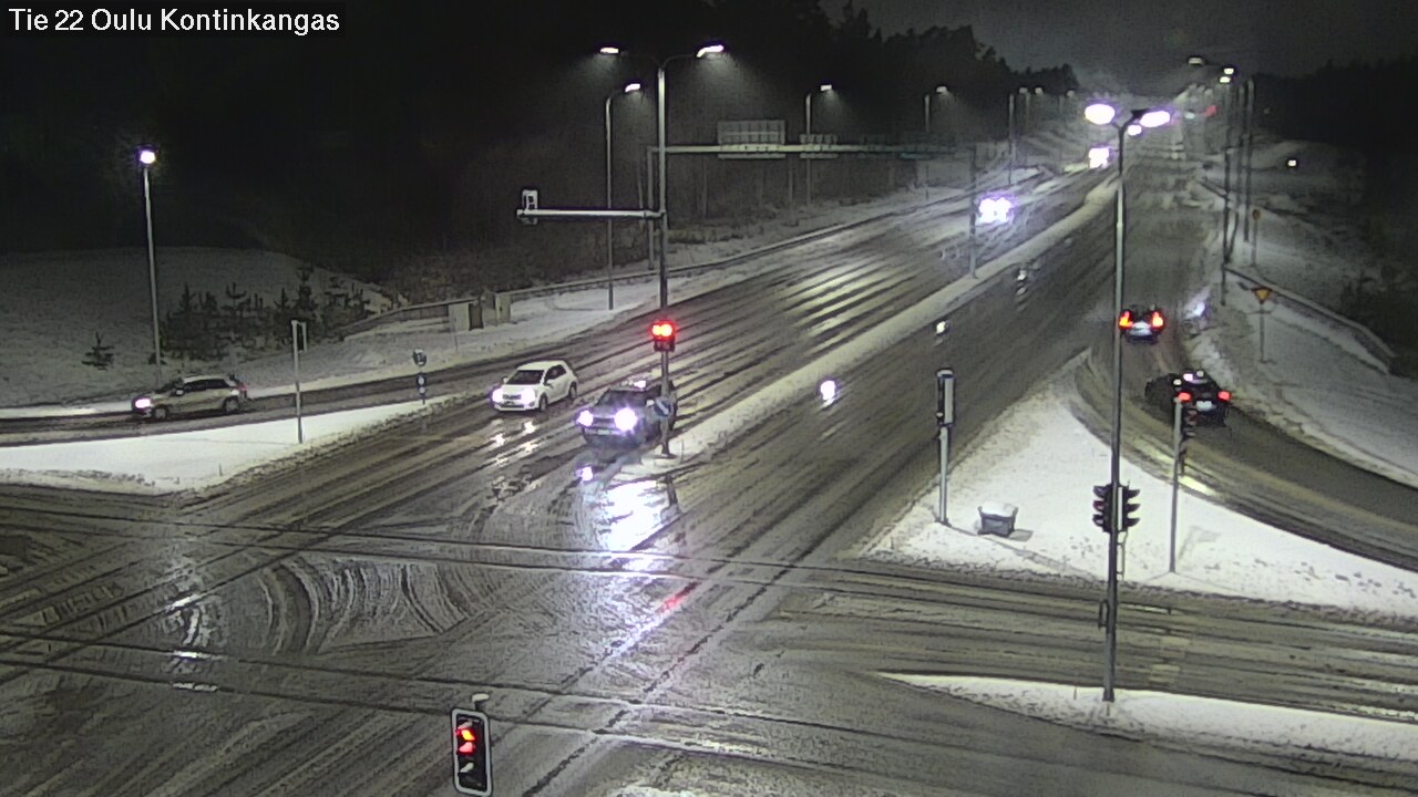 Weather Camera Image Väg 22 Oulu Kaukovainio, Oulu, Pohjois-Pohjanmaa