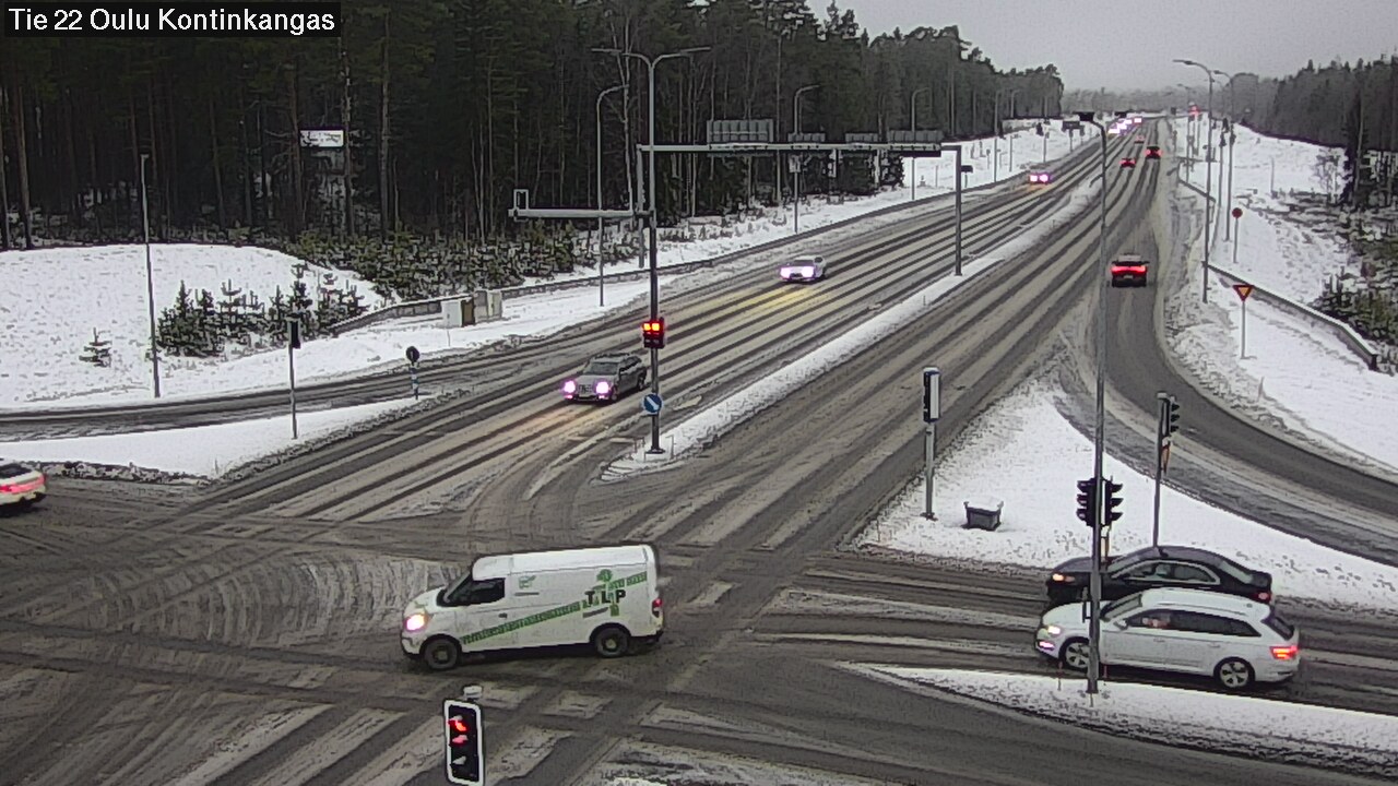 Weather Camera Image Väg 22 Oulu Kaukovainio, Oulu, Pohjois-Pohjanmaa