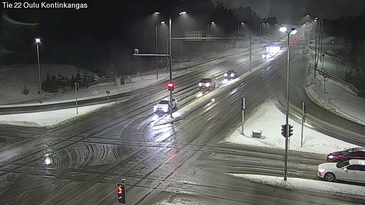 Weather Camera Image Väg 22 Oulu Kaukovainio, Oulu, Pohjois-Pohjanmaa
