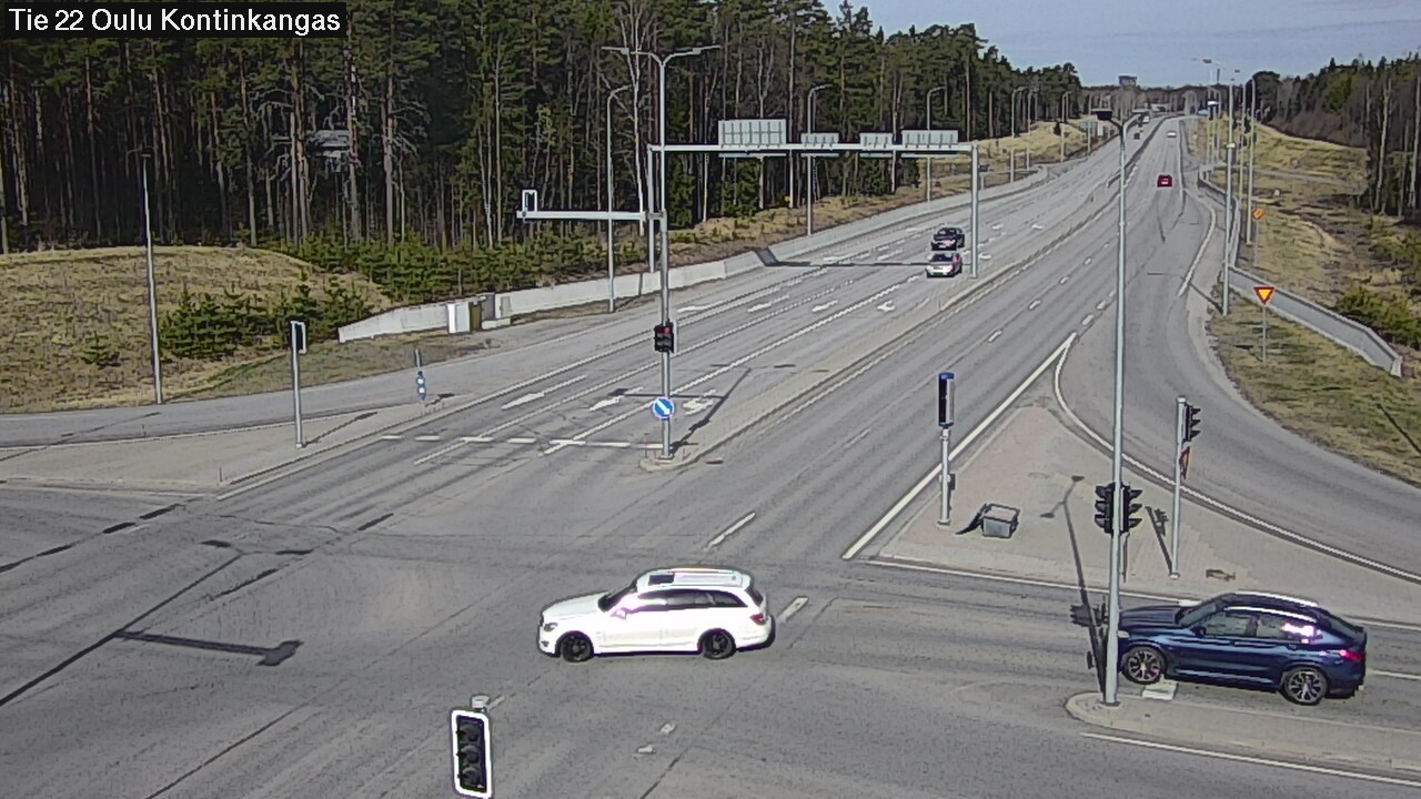 Weather Camera Image Road 22 Oulu Kaukovainio, Oulu, Pohjois-Pohjanmaa