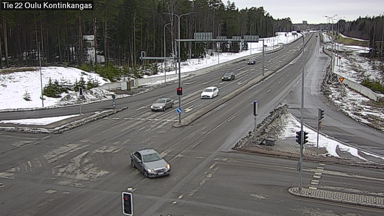 Weather Camera Image Road 22 Oulu Kaukovainio, Oulu, Pohjois-Pohjanmaa