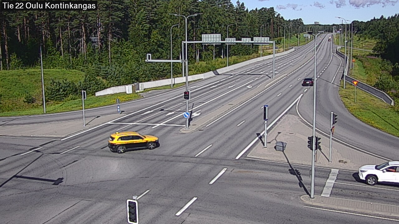 Weather Camera Image Väg 22 Oulu Kaukovainio, Oulu, Pohjois-Pohjanmaa
