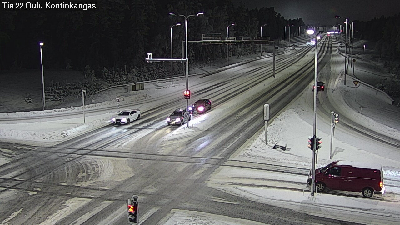 Weather Camera Image Väg 22 Oulu Kaukovainio, Oulu, Pohjois-Pohjanmaa