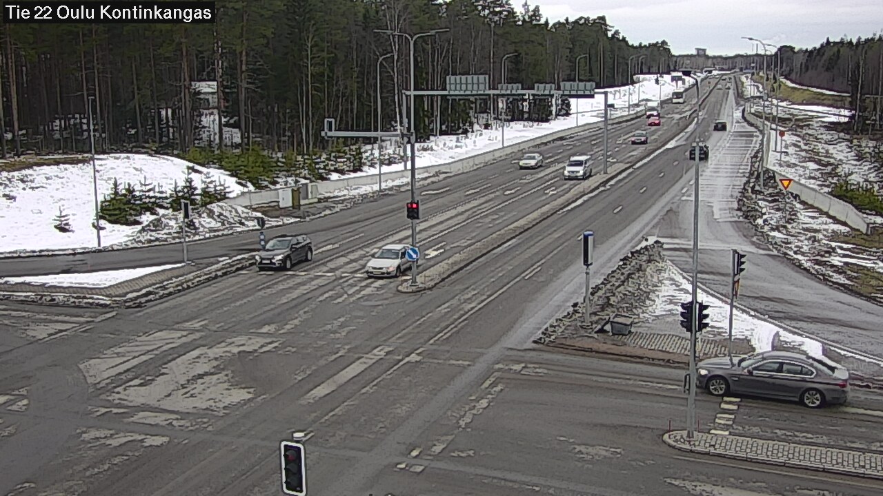 Weather Camera Image Road 22 Oulu Kaukovainio, Oulu, Pohjois-Pohjanmaa