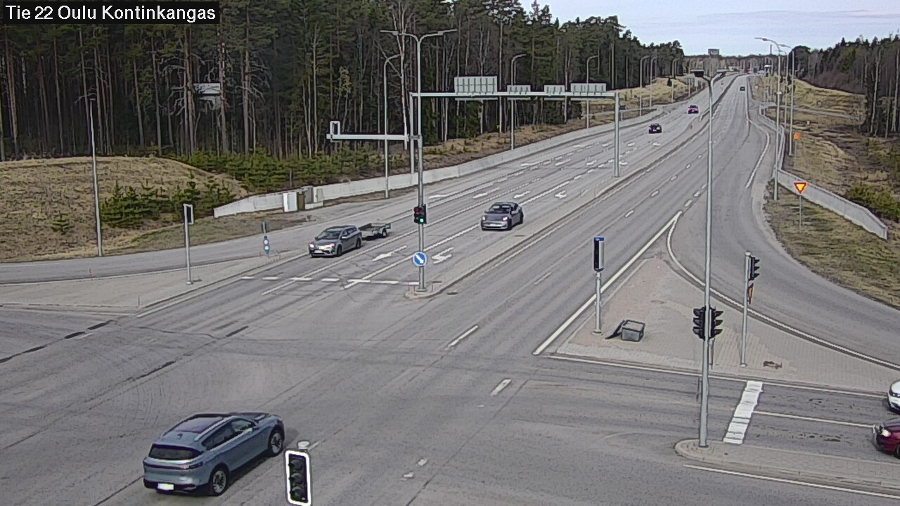 Weather Camera Image Road 22 Oulu Kaukovainio, Oulu, Pohjois-Pohjanmaa