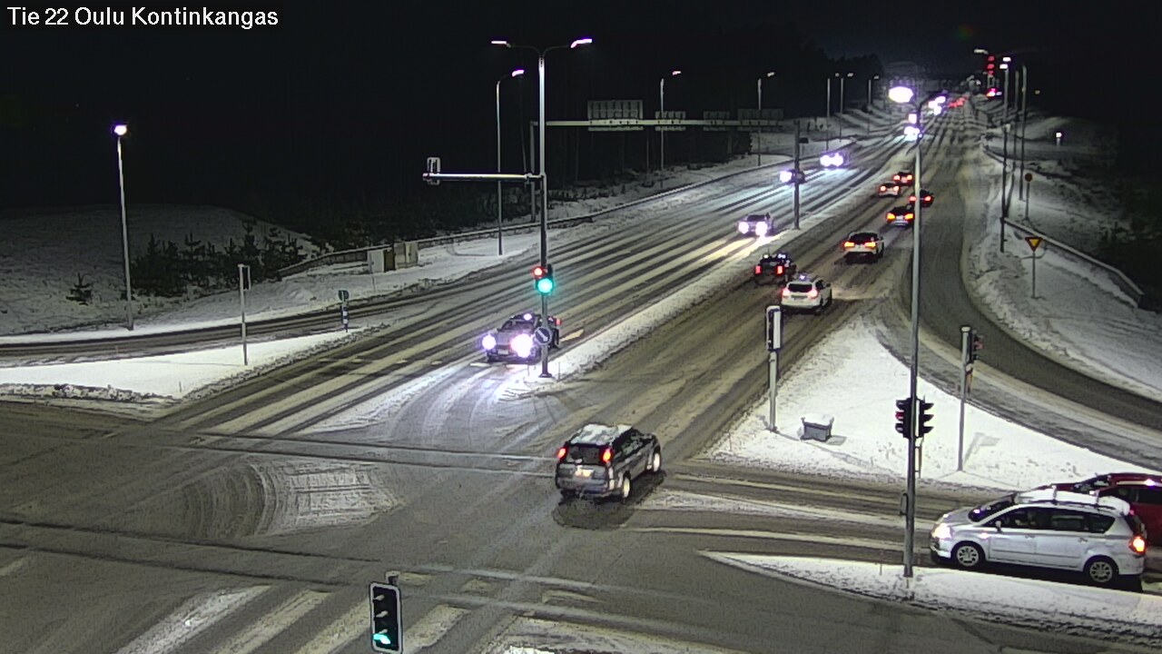 Weather Camera Image Road 22 Oulu Kaukovainio, Oulu, Pohjois-Pohjanmaa