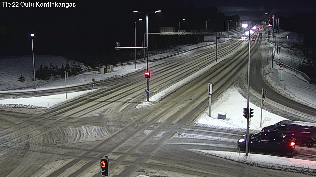 Weather Camera Image Väg 22 Oulu Kaukovainio, Oulu, Pohjois-Pohjanmaa
