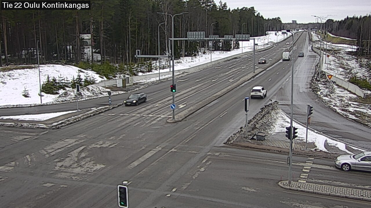 Weather Camera Image Road 22 Oulu Kaukovainio, Oulu, Pohjois-Pohjanmaa