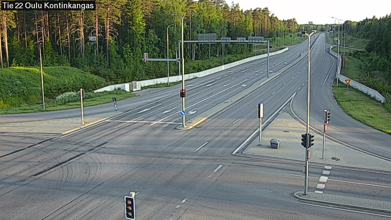 Weather Camera Image Road 22 Oulu Kaukovainio, Oulu, Pohjois-Pohjanmaa