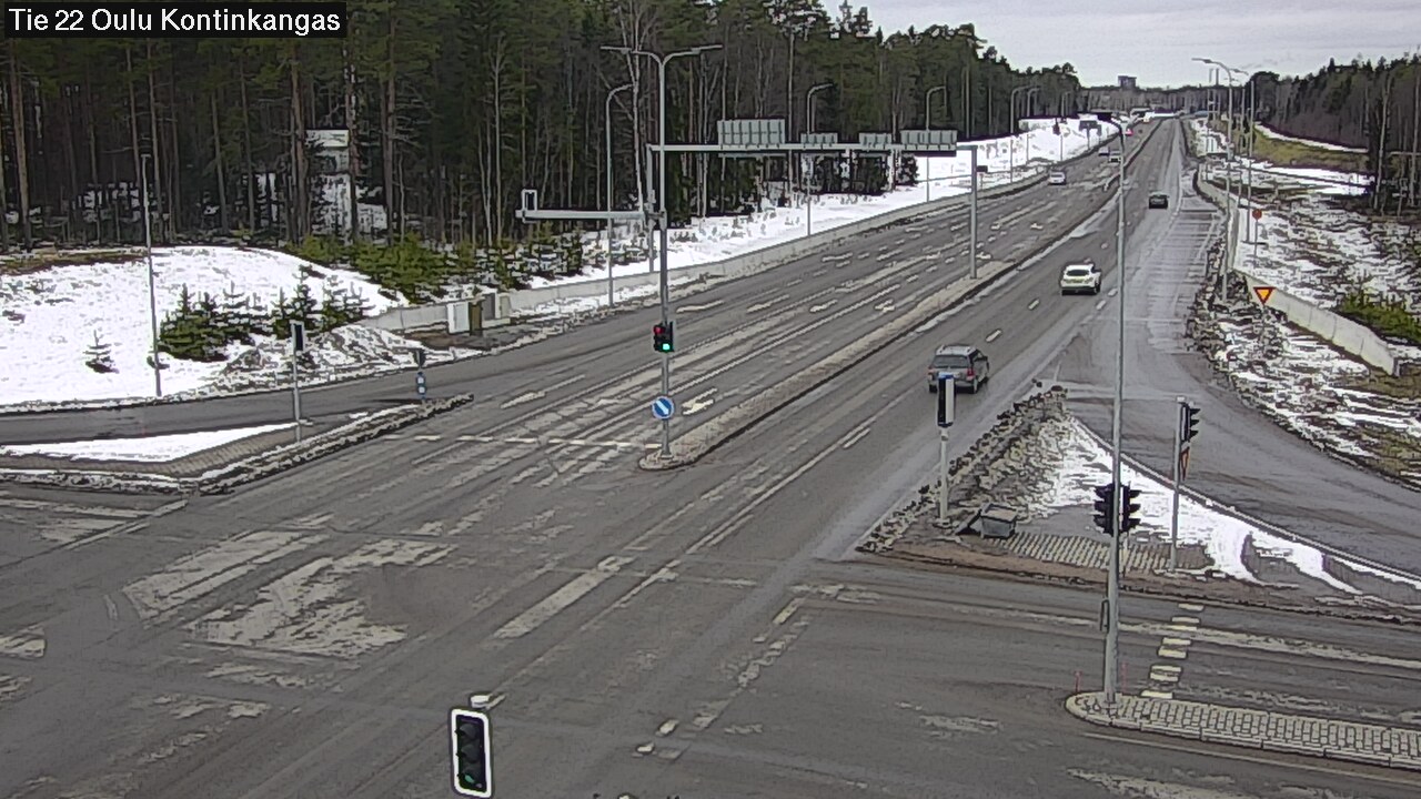 Weather Camera Image Road 22 Oulu Kaukovainio, Oulu, Pohjois-Pohjanmaa