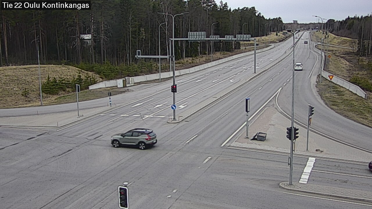 Weather Camera Image Road 22 Oulu Kaukovainio, Oulu, Pohjois-Pohjanmaa