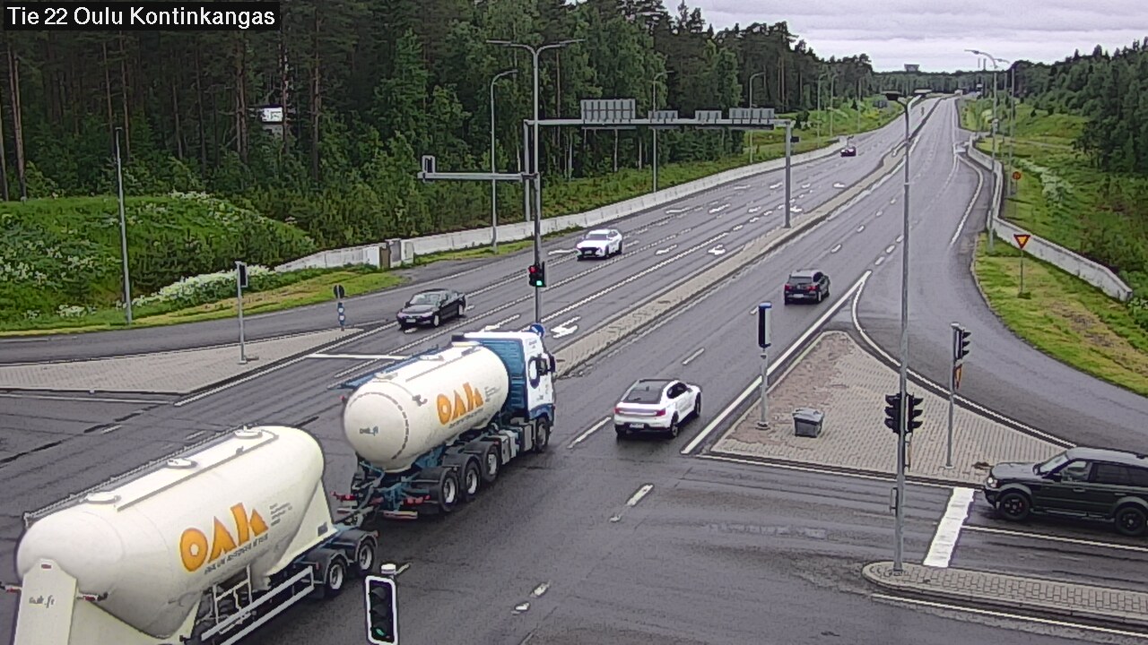 Weather Camera Image Väg 22 Oulu Kaukovainio, Oulu, Pohjois-Pohjanmaa