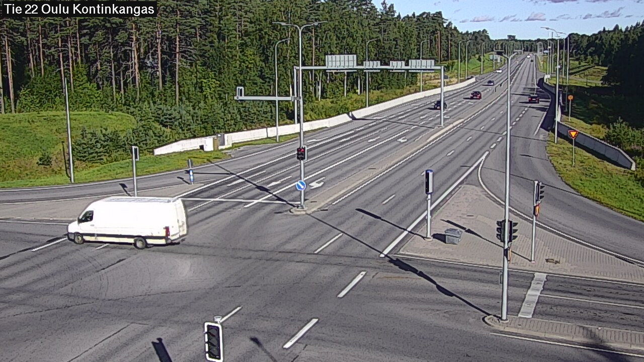Weather Camera Image Väg 22 Oulu Kaukovainio, Oulu, Pohjois-Pohjanmaa