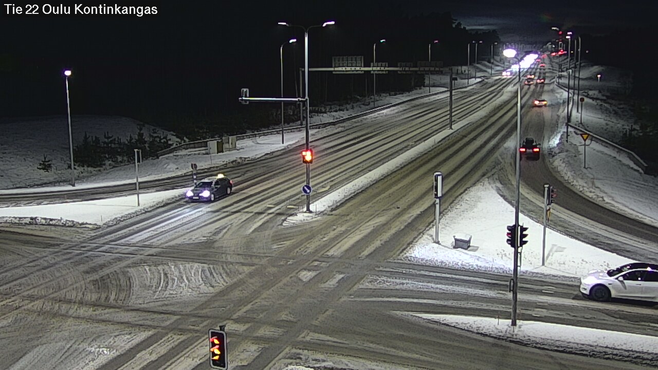 Weather Camera Image Väg 22 Oulu Kaukovainio, Oulu, Pohjois-Pohjanmaa