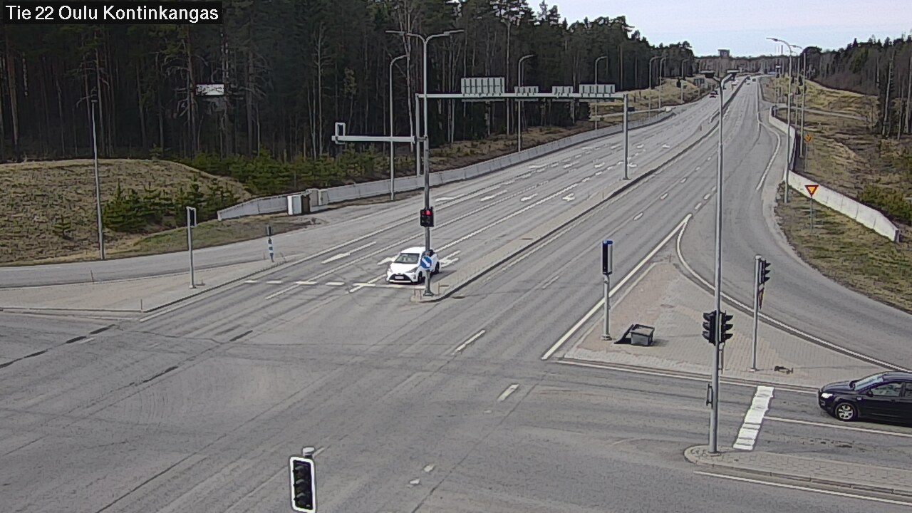 Weather Camera Image Road 22 Oulu Kaukovainio, Oulu, Pohjois-Pohjanmaa