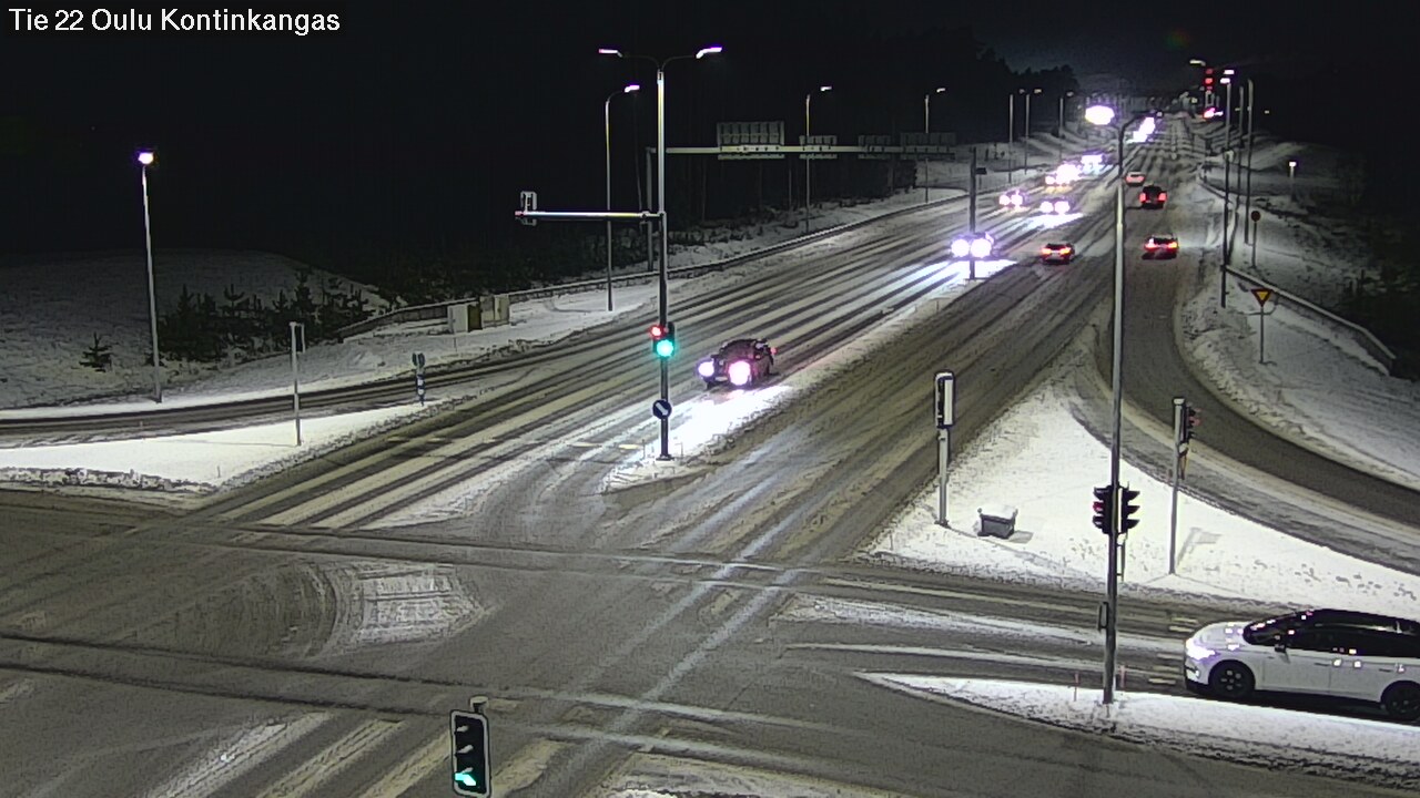 Weather Camera Image Road 22 Oulu Kaukovainio, Oulu, Pohjois-Pohjanmaa