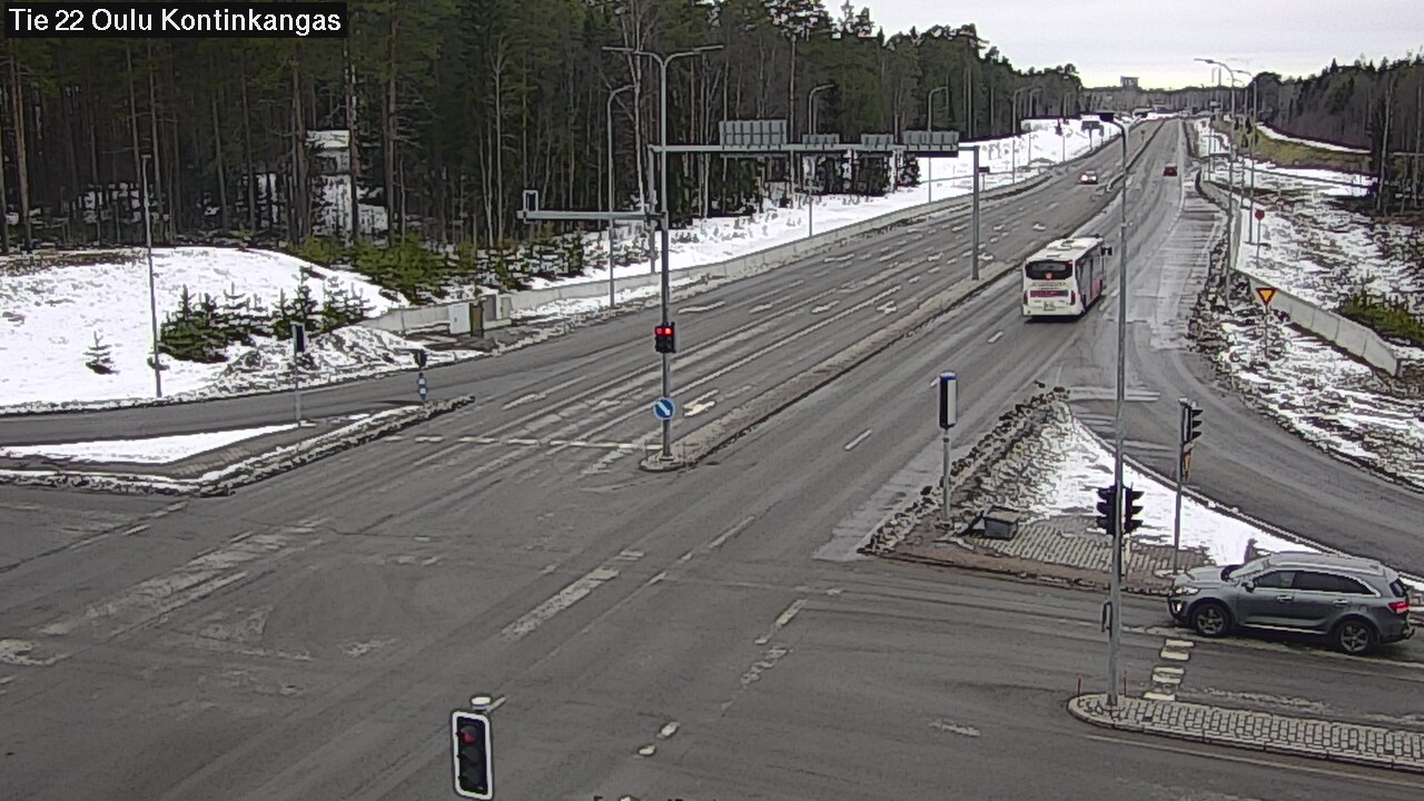 Weather Camera Image Road 22 Oulu Kaukovainio, Oulu, Pohjois-Pohjanmaa