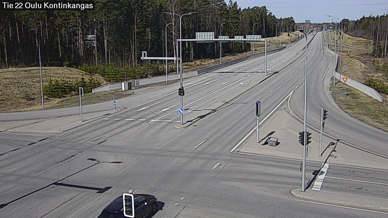 Weather Camera Image Road 22 Oulu Kaukovainio, Oulu, Pohjois-Pohjanmaa
