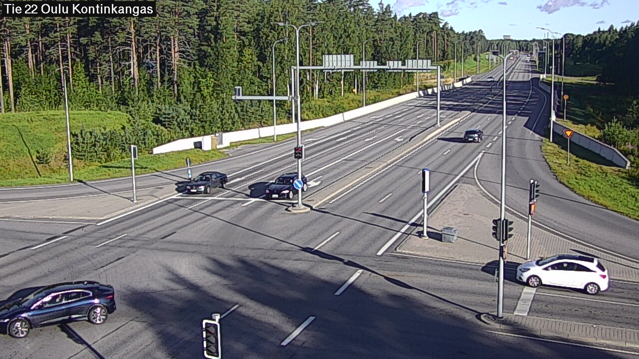 Weather Camera Image Road 22 Oulu Kaukovainio, Oulu, Pohjois-Pohjanmaa