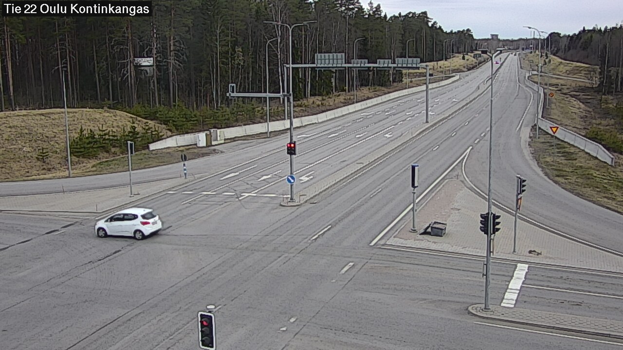 Weather Camera Image Road 22 Oulu Kaukovainio, Oulu, Pohjois-Pohjanmaa