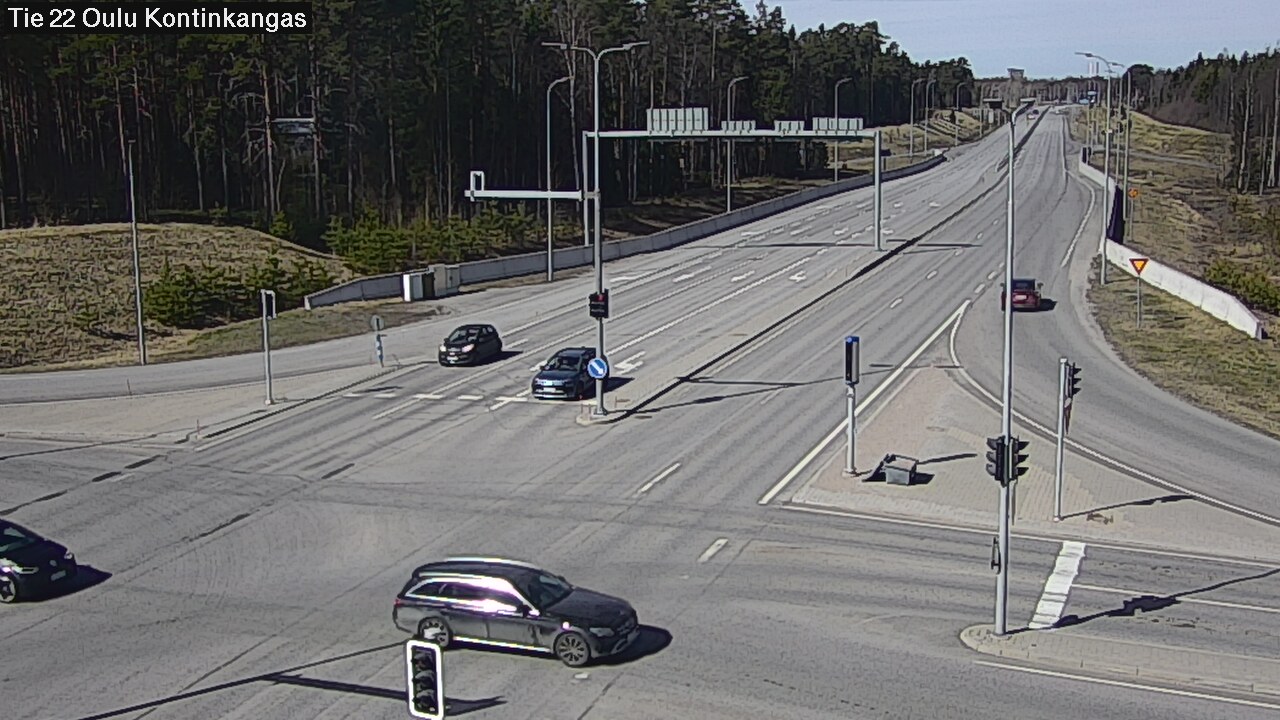 Weather Camera Image Road 22 Oulu Kaukovainio, Oulu, Pohjois-Pohjanmaa
