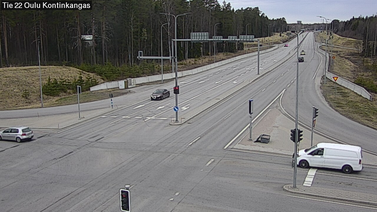 Weather Camera Image Road 22 Oulu Kaukovainio, Oulu, Pohjois-Pohjanmaa
