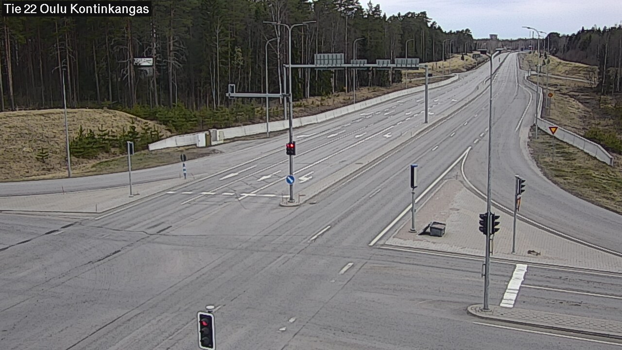 Weather Camera Image Road 22 Oulu Kaukovainio, Oulu, Pohjois-Pohjanmaa