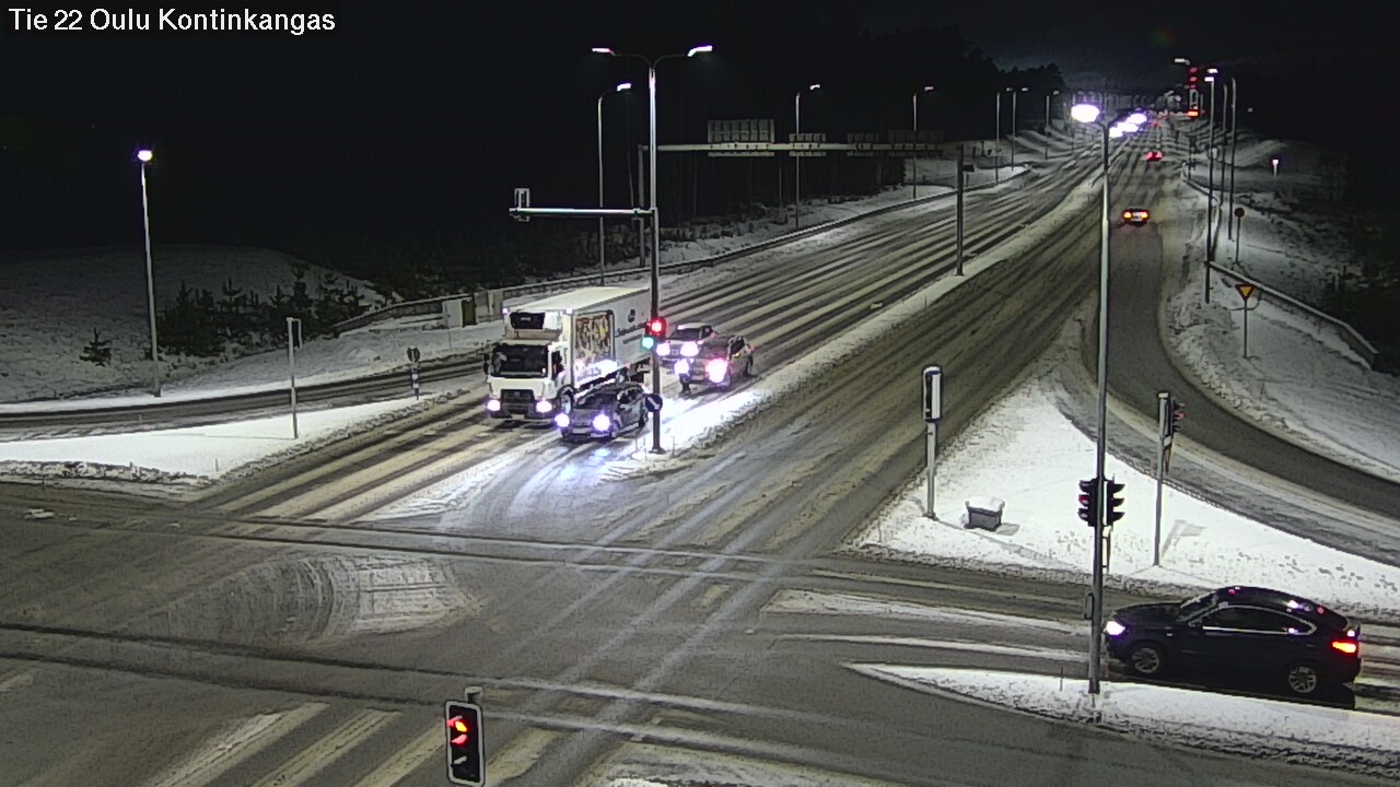 Weather Camera Image Road 22 Oulu Kaukovainio, Oulu, Pohjois-Pohjanmaa
