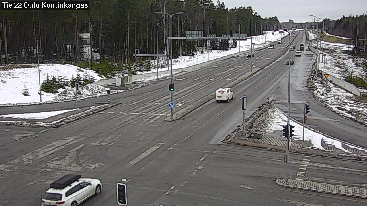 Weather Camera Image Road 22 Oulu Kaukovainio, Oulu, Pohjois-Pohjanmaa