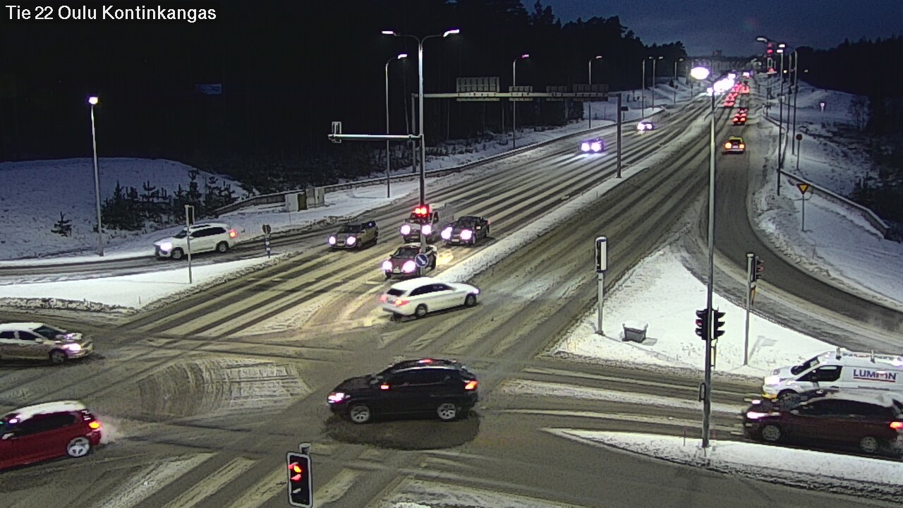 Weather Camera Image Road 22 Oulu Kaukovainio, Oulu, Pohjois-Pohjanmaa