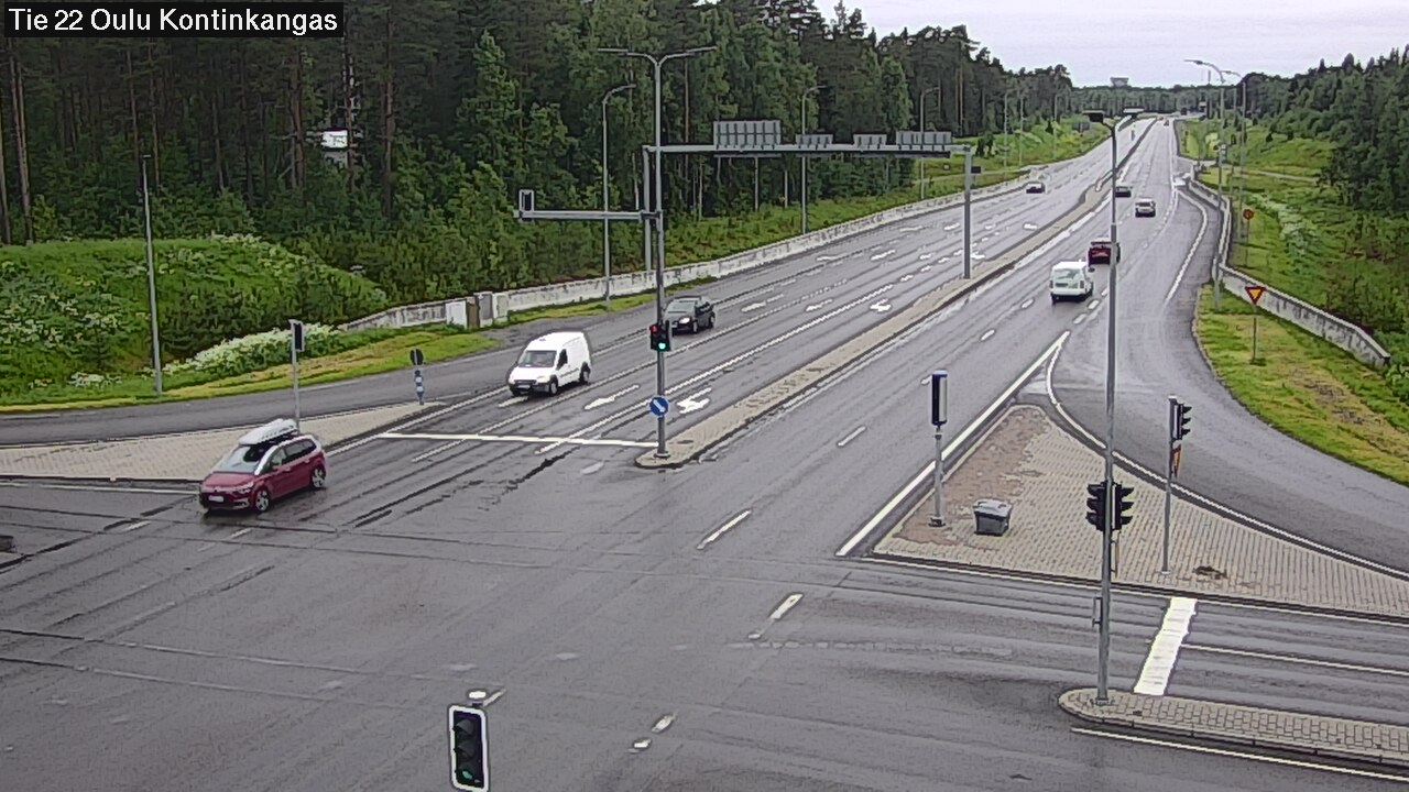 Weather Camera Image Väg 22 Oulu Kaukovainio, Oulu, Pohjois-Pohjanmaa