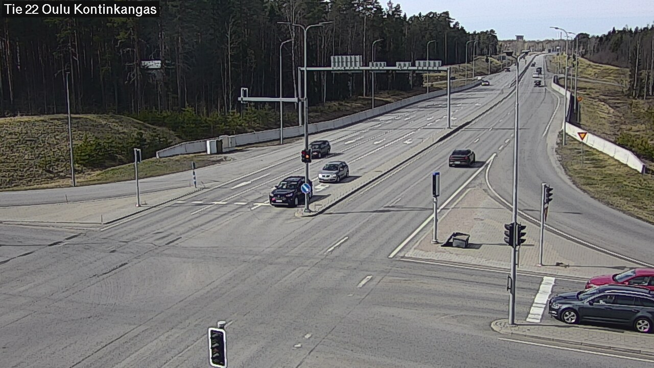 Weather Camera Image Road 22 Oulu Kaukovainio, Oulu, Pohjois-Pohjanmaa