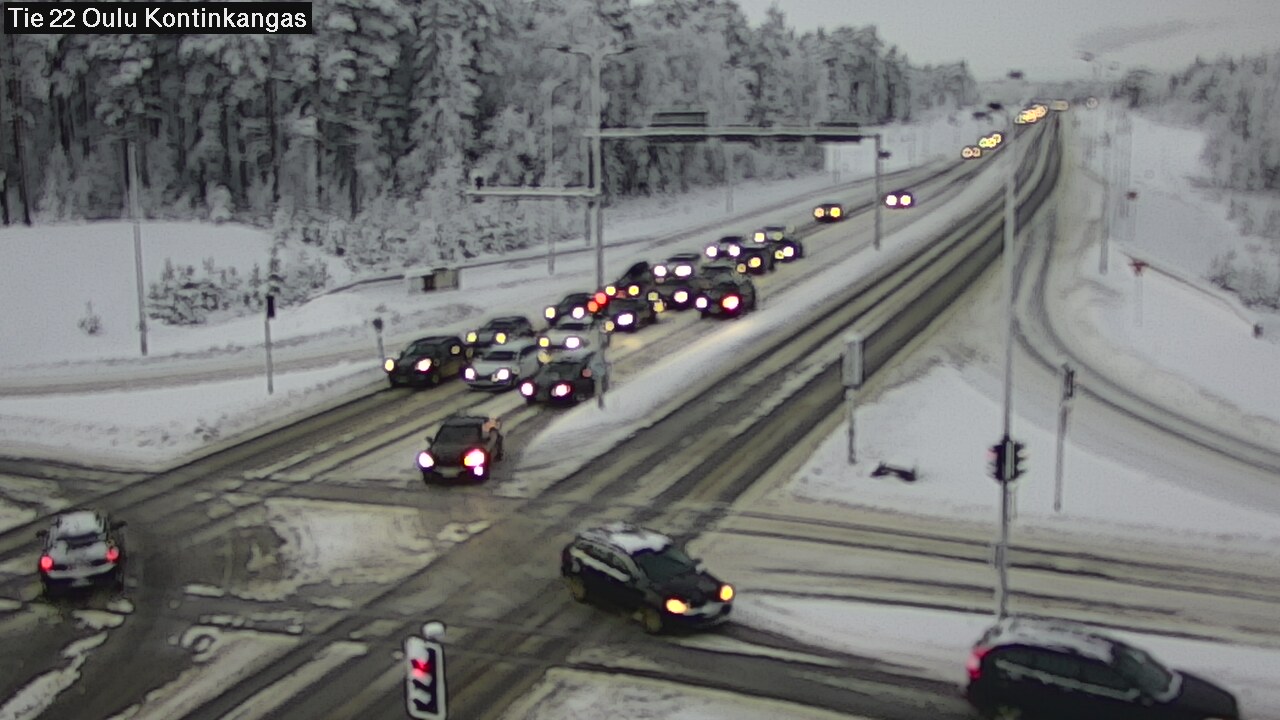 Kelikamerat Kuva Tie 22 Oulu Kaukovainio, Oulu, Pohjois-Pohjanmaa